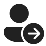 Person Arrow Right SVG Icon